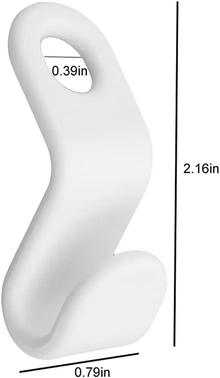 50 Pcs Clothes Hanger Connector Hooks Cascading Hanger,Multi-Function Plastic Heavy Duty Closet Hanger Extender Clips for Space Saving Outfit Hangers, White