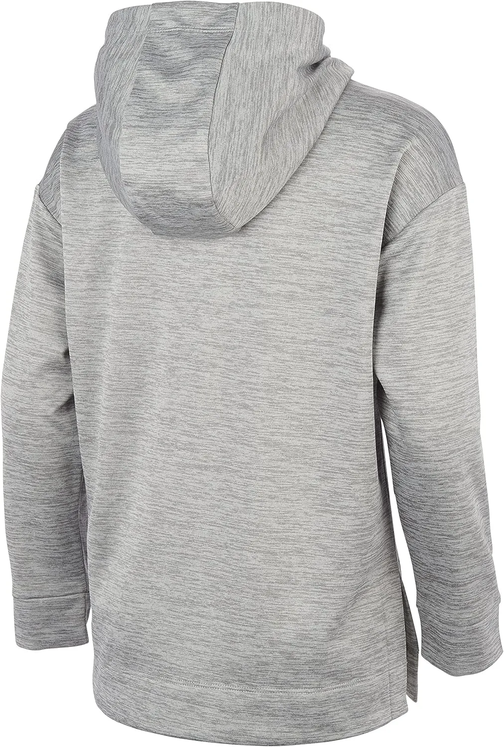 adidas Girls' Badge of Sport Mlange Fleece Pullover Hoodie