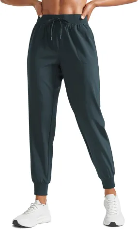 CRZ YOGA Women's Lightweight Workout Joggers 27.5" - Travel Casual Outdoor Running Athletic Track Hiking Pants with Pockets