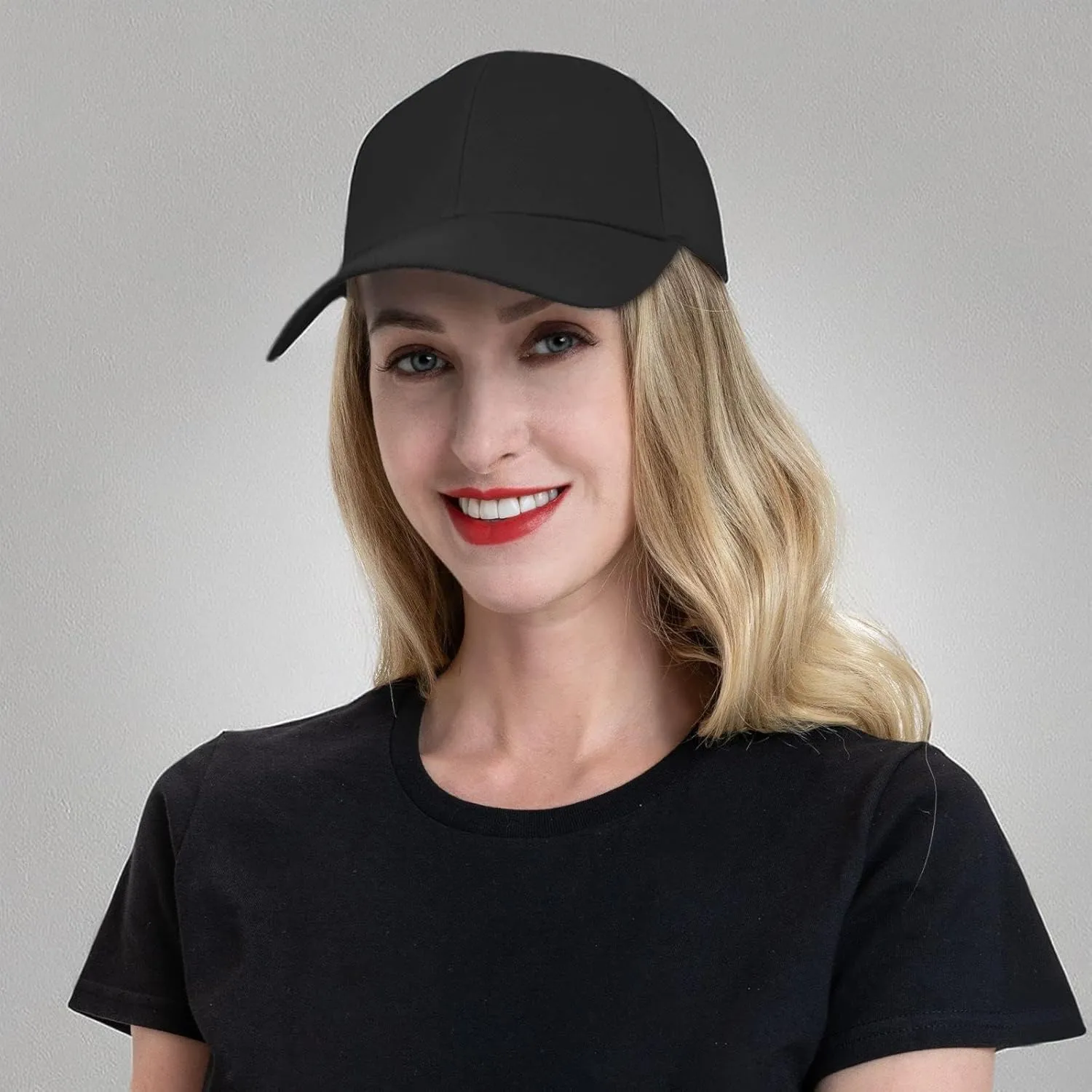 Customize Baseball Caps Add Text for Trucker Hat Adjustable Gift Caps, 9 Colors