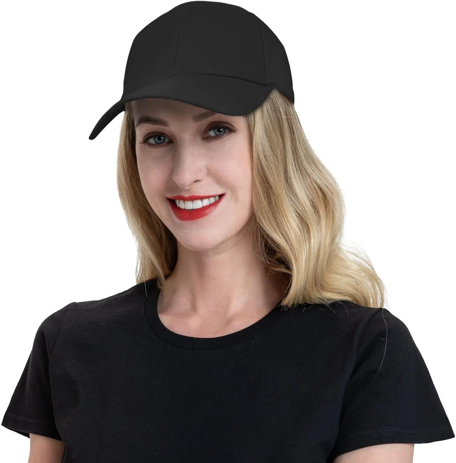 Customize Baseball Caps Add Text for Trucker Hat Adjustable Gift Caps, 9 Colors