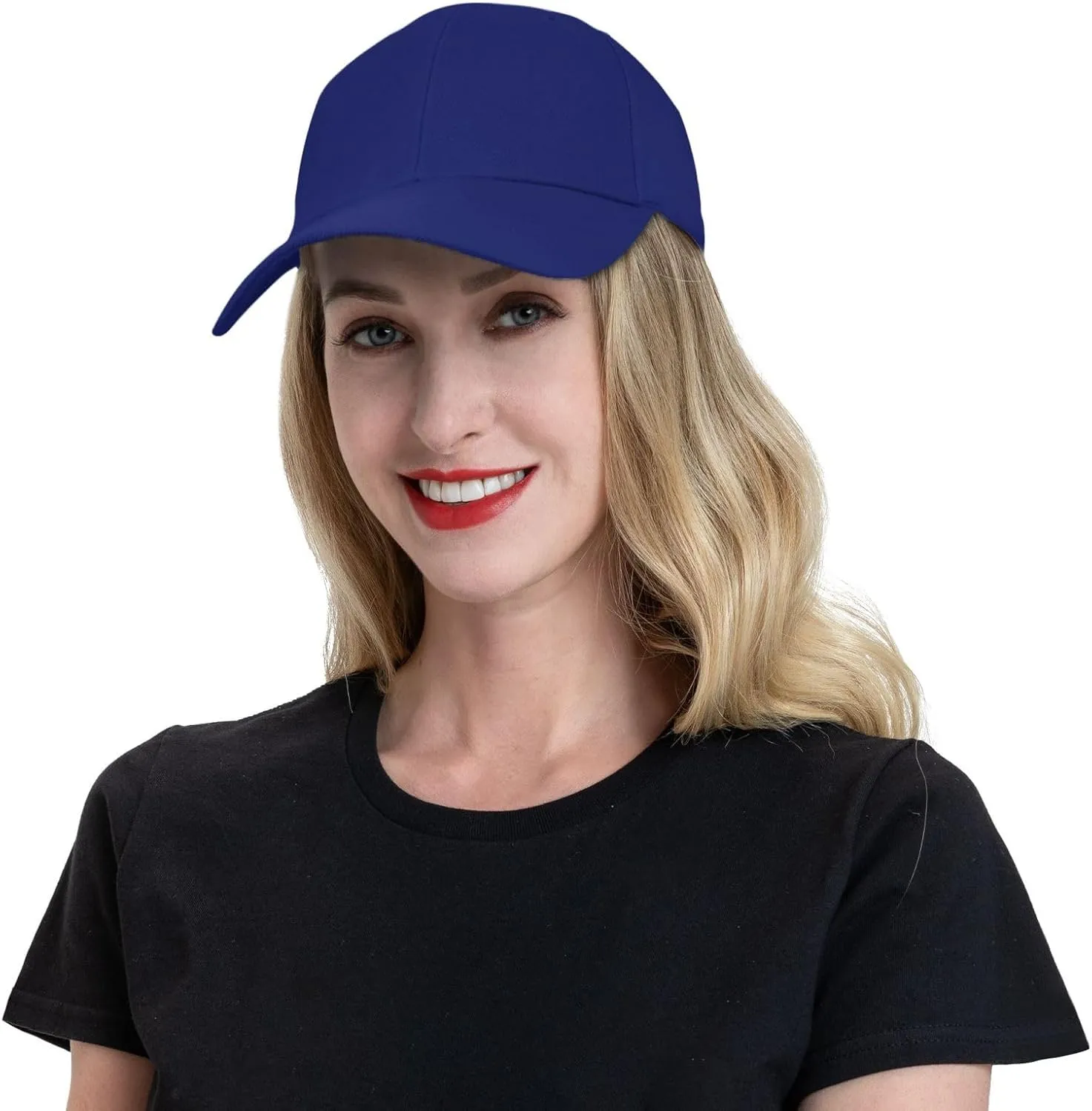 Customize Baseball Caps Add Text for Trucker Hat Adjustable Gift Caps, 9 Colors