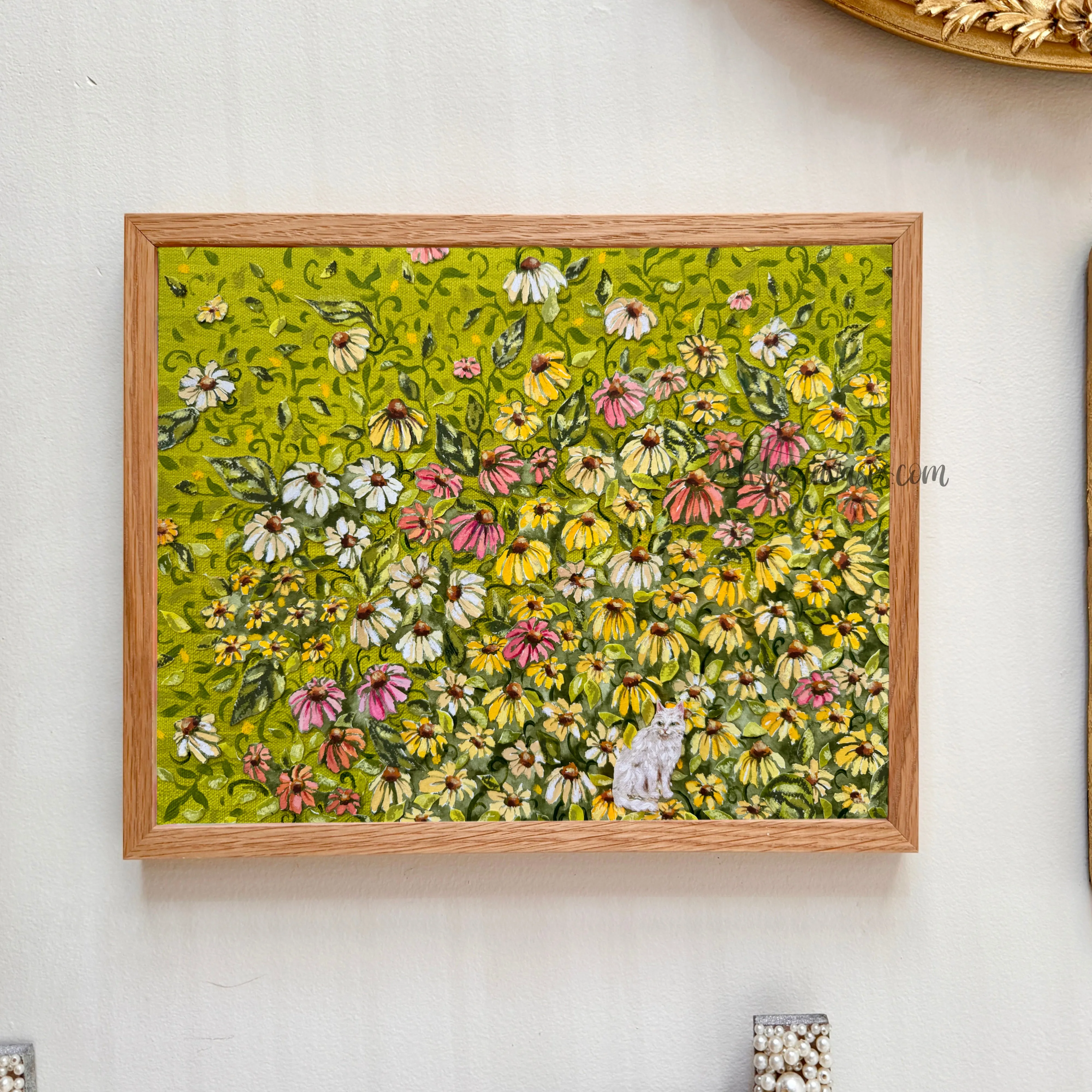 Ella in Springtime Art Print