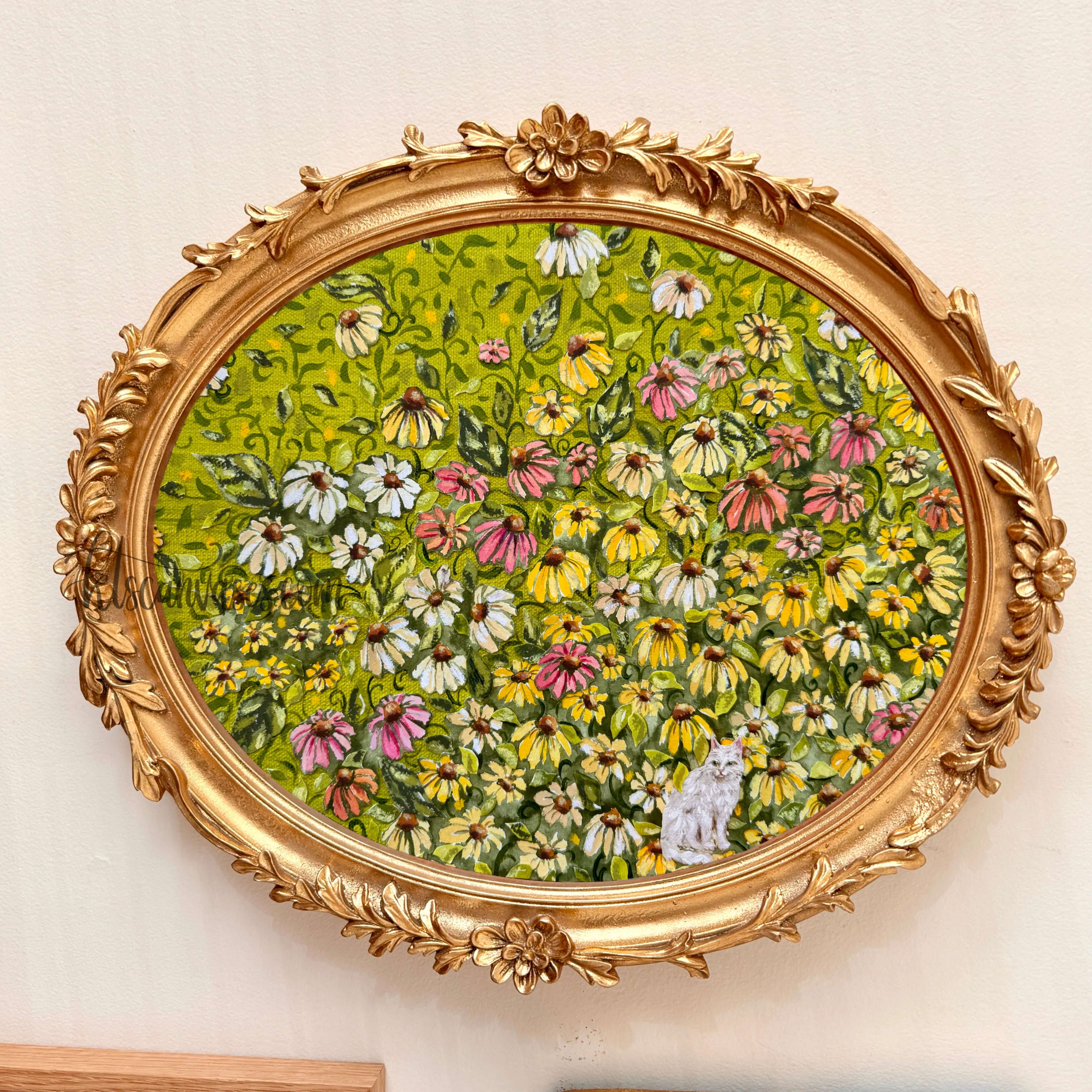 Ella in Springtime Art Print