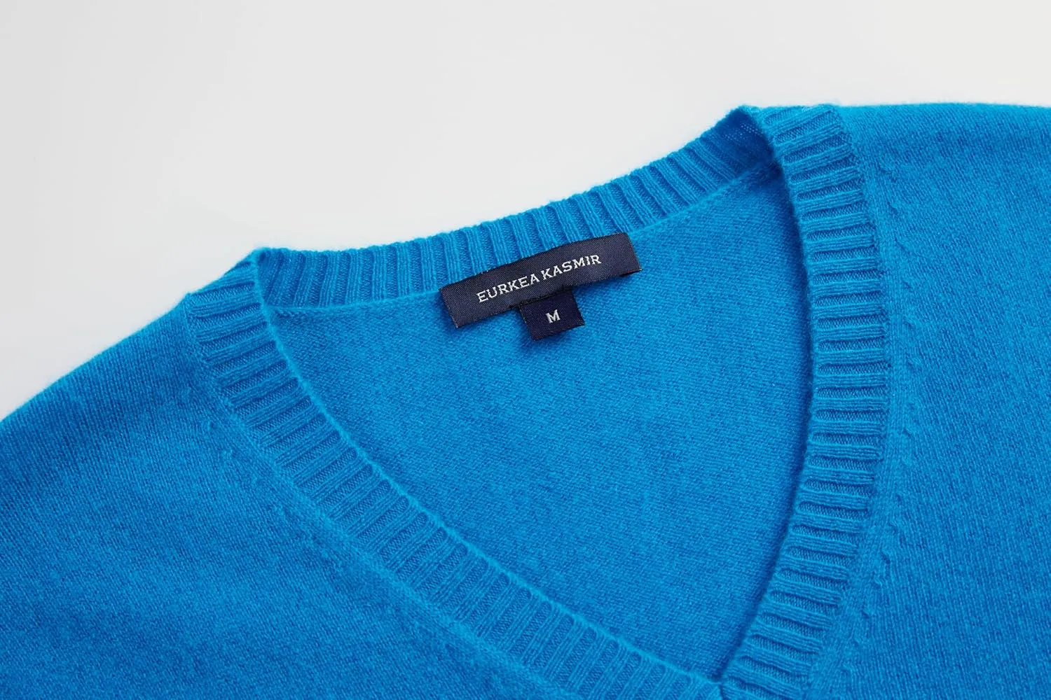 EURKEA Men's V-Neck 100% Cashmere Sweater, Long Sleeve Pullover, Gifts Ready