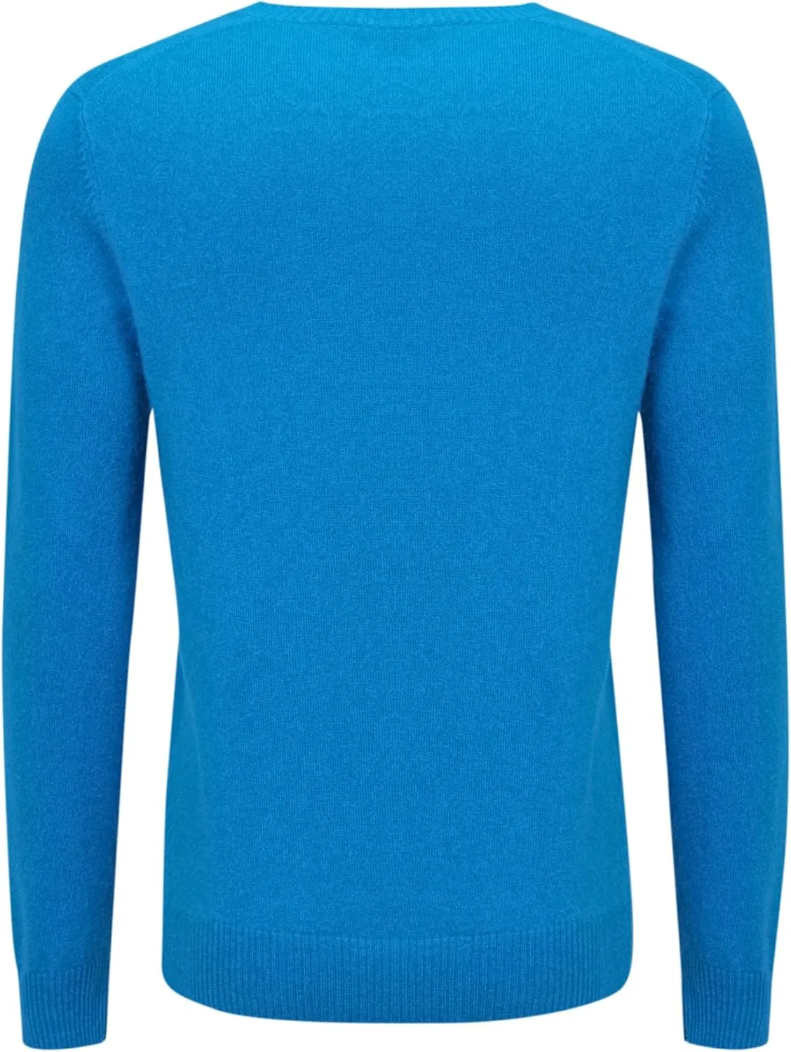 EURKEA Men's V-Neck 100% Cashmere Sweater, Long Sleeve Pullover, Gifts Ready