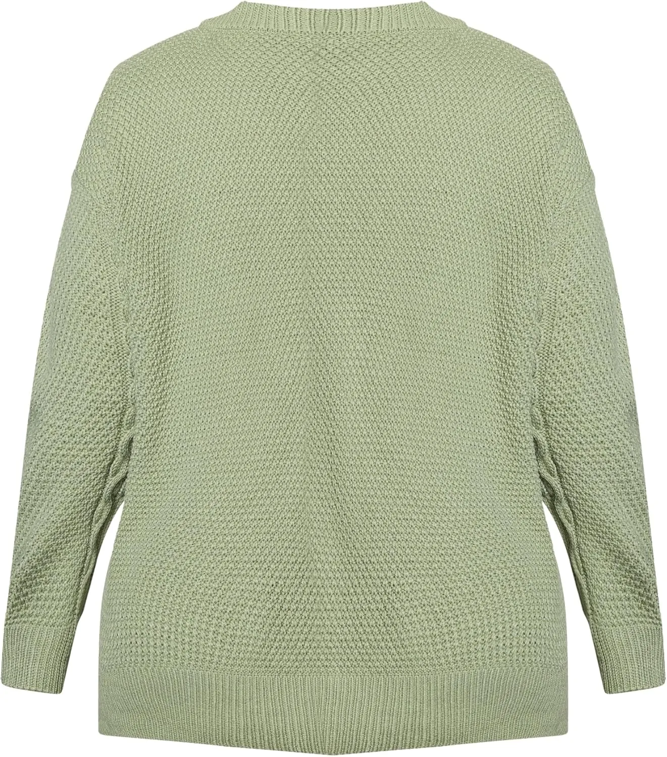 EVANS Women's Plus Size Serendipity Cable Knit Sweater