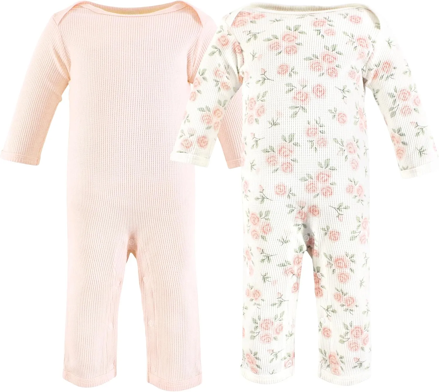 Hudson Baby Unisex Baby Thermal coveralls Acorn Botanical
