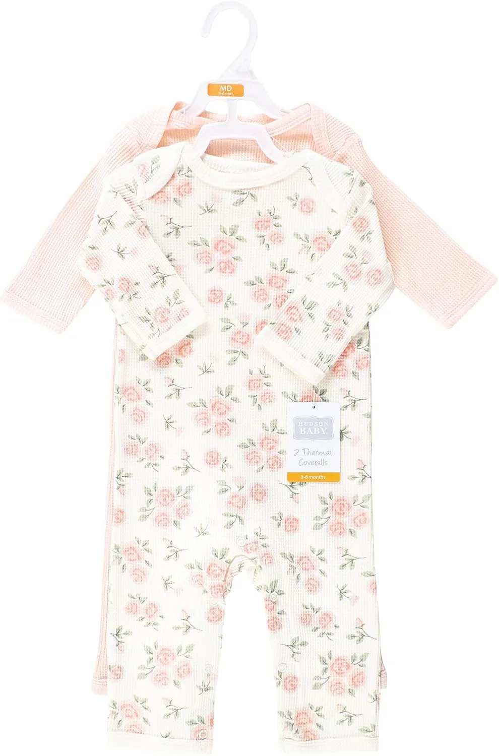 Hudson Baby Unisex Baby Thermal coveralls Acorn Botanical