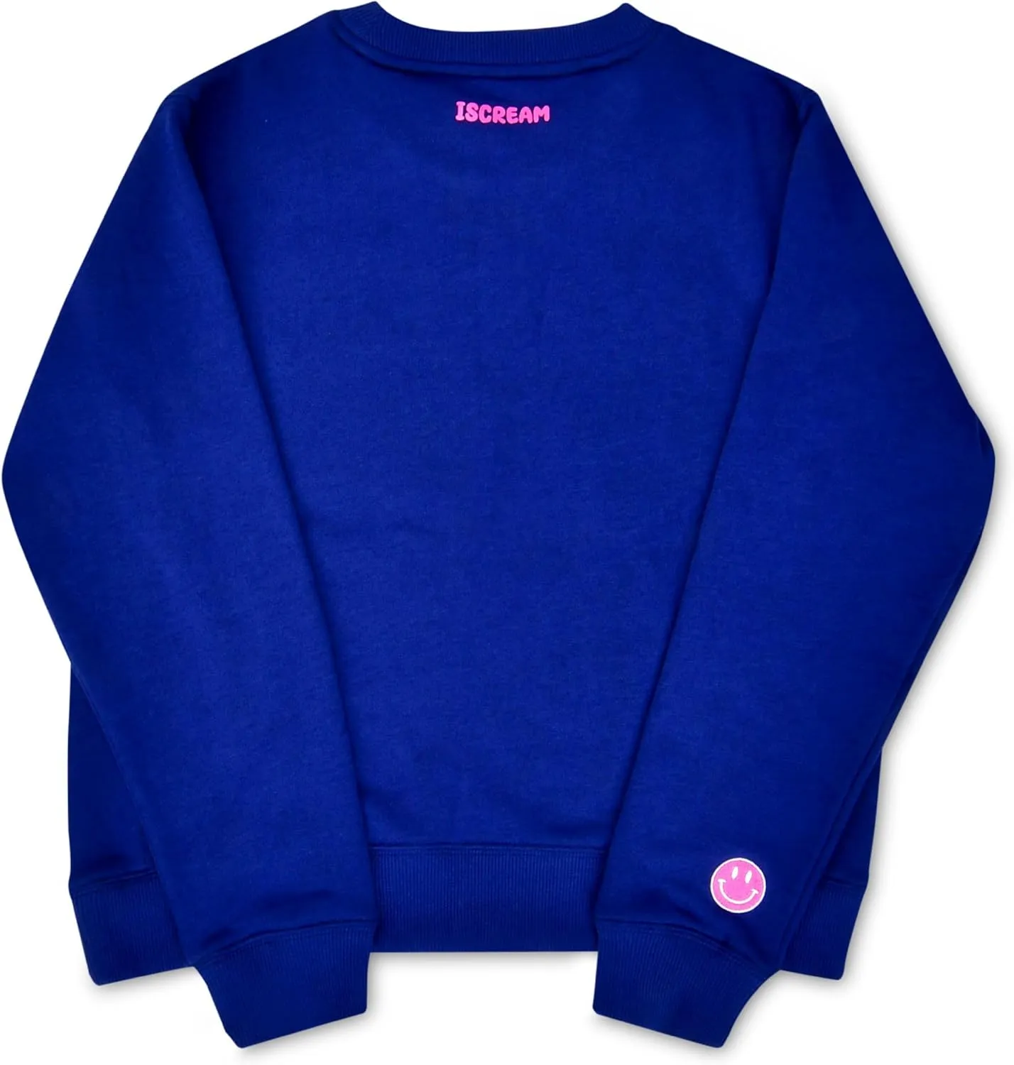 iscream Big Girls Softest Puff Fleece Crewneck Chenille Applique Sweatshirt