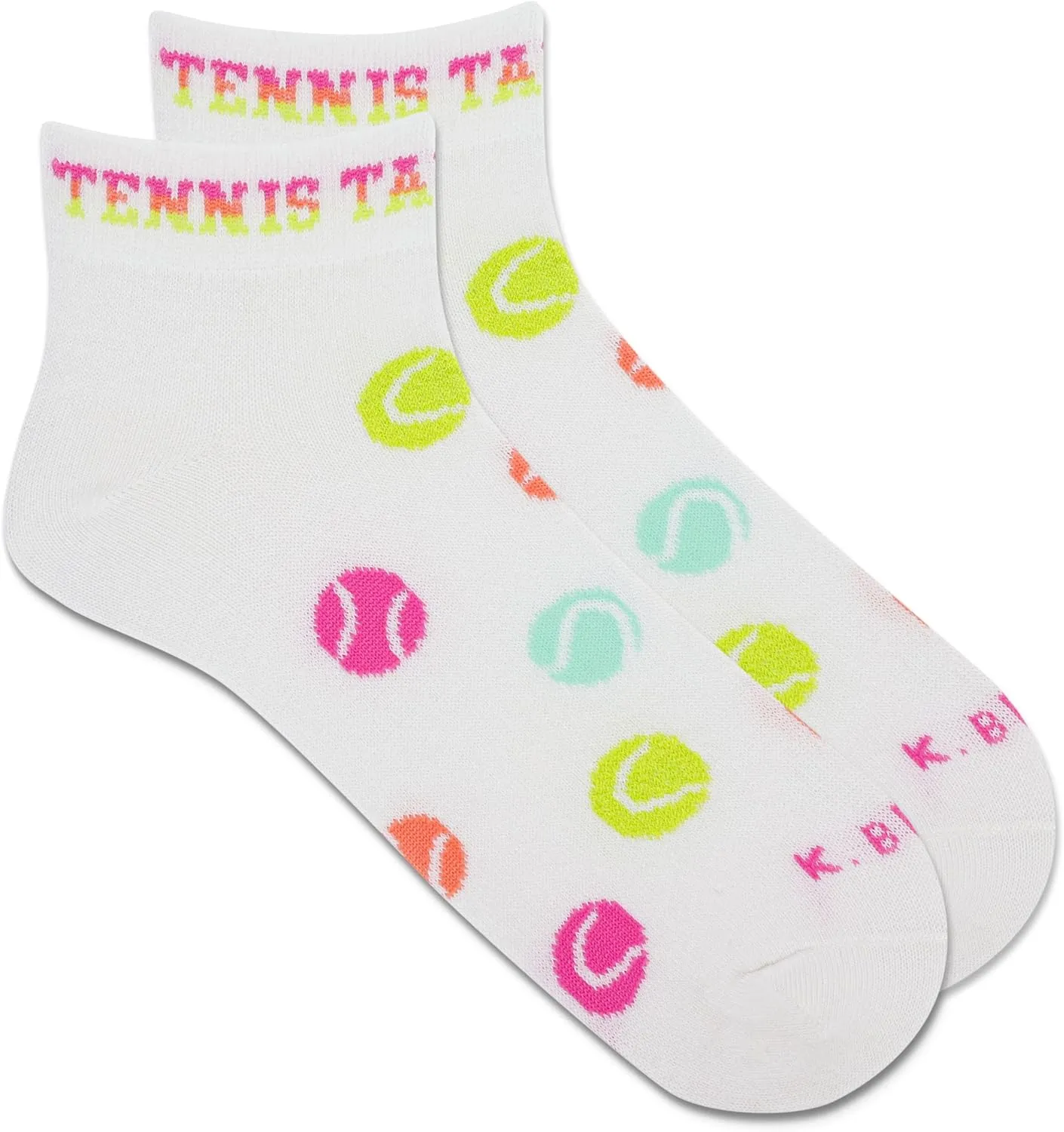 K. Bell Women's Fun Sport & Drink Low Cut Socks-1 Pairs-Cool & Cute Novelty No Show Gifts