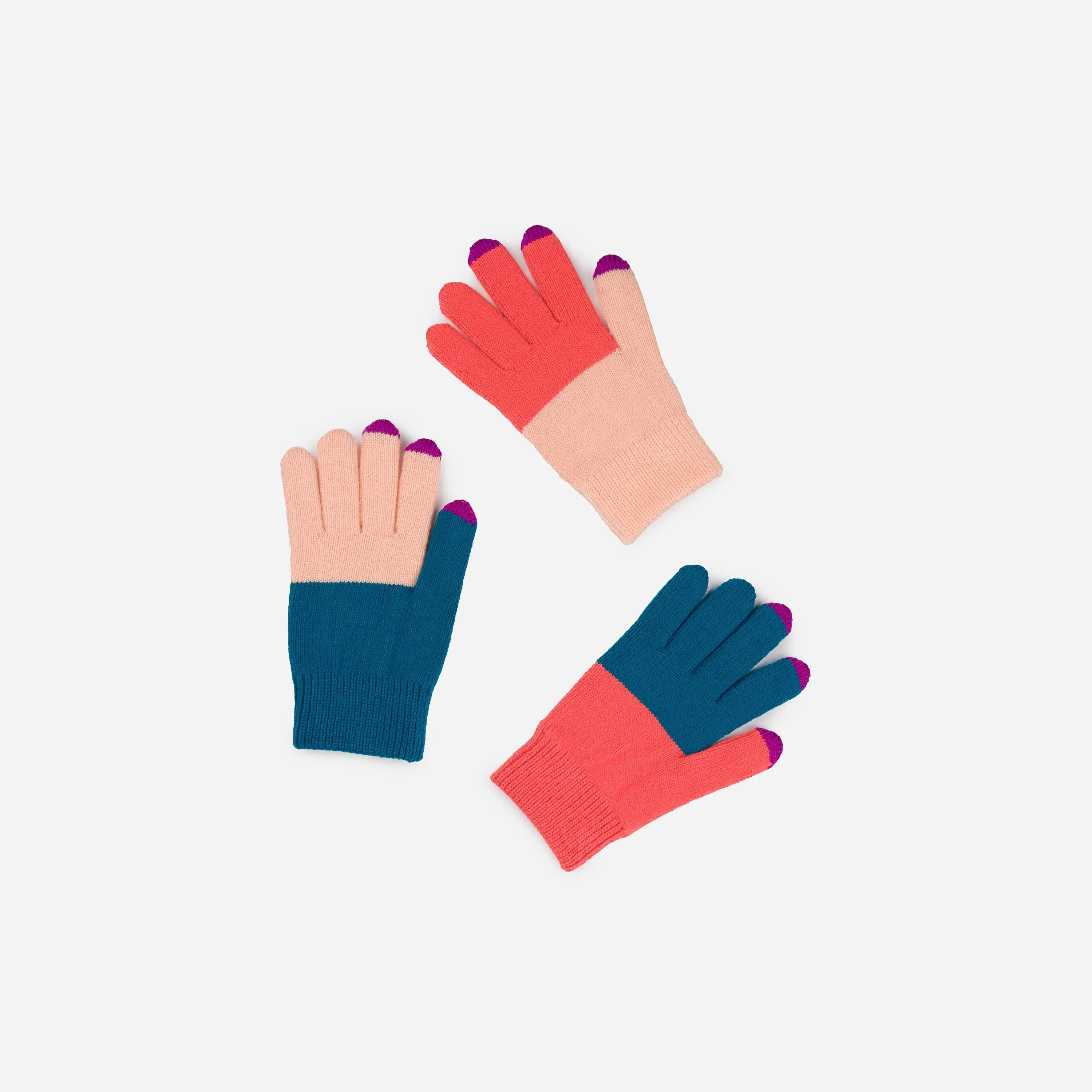 Kids Pair & Spare Touchscreen Gloves