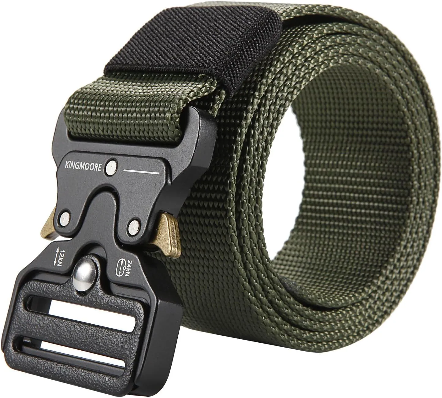 KingMoore Men's Tactical Belt Heavy Duty Webbing Belt Adjustable Military Style Nylon Belts