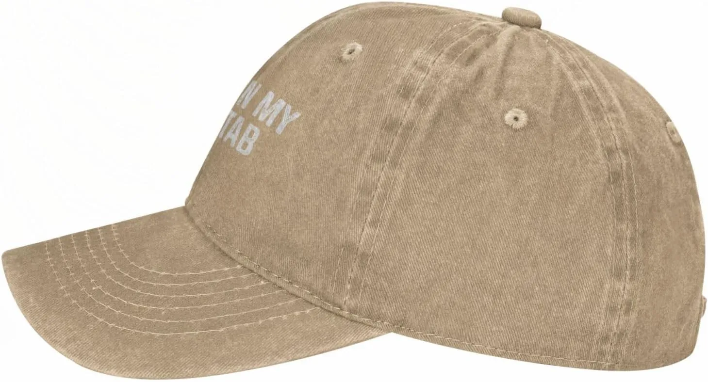 Put It On My Dad'S Tab Hat Women Baseball Hat Graphic Hat