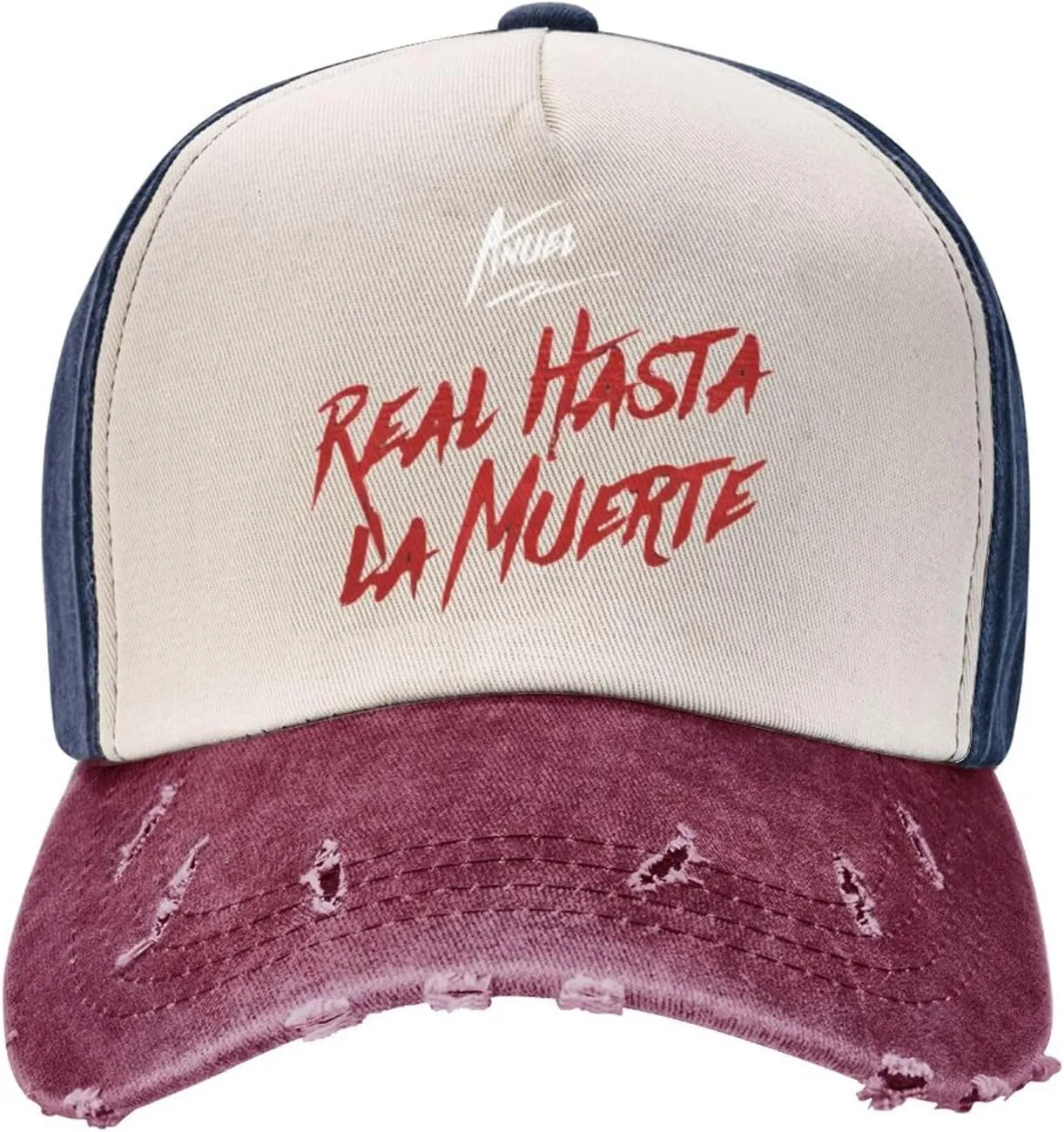 Real Hasta Music in La Muerte Fashion Baseball Caps, Sports Caps, Fitness Caps, Unisex Hats for Adults