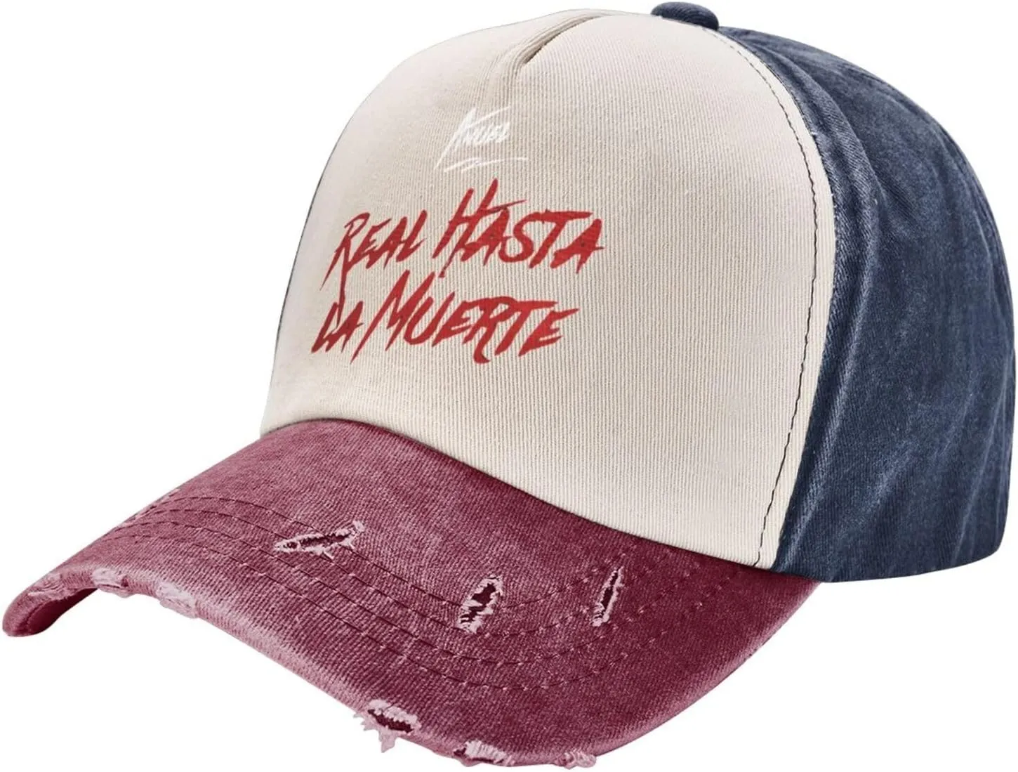 Real Hasta Music in La Muerte Fashion Baseball Caps, Sports Caps, Fitness Caps, Unisex Hats for Adults