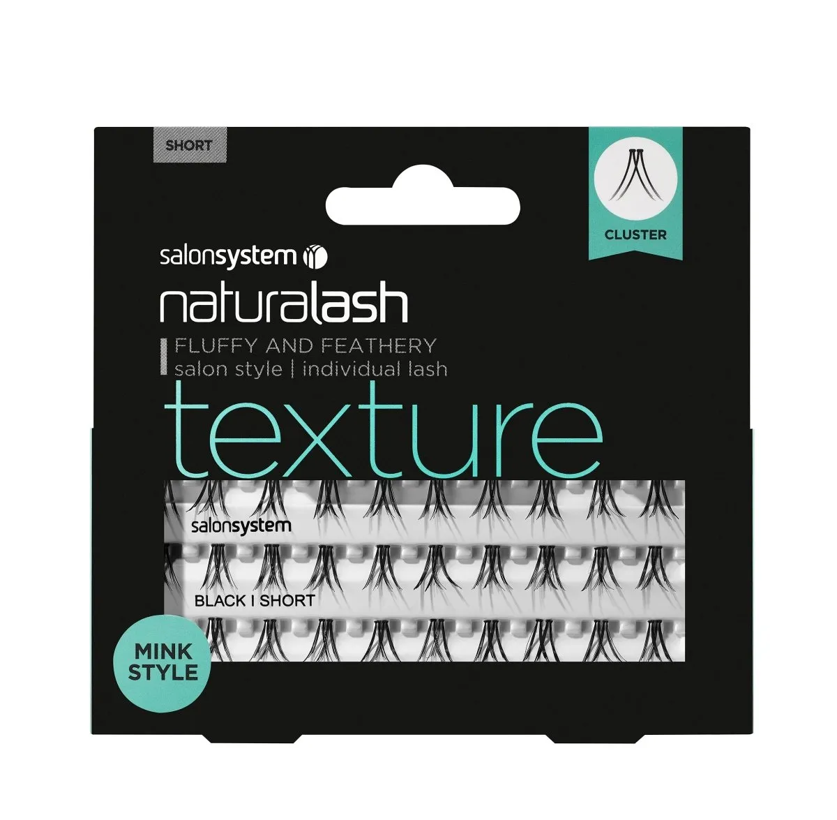 Salon system Naturalash Texture Individual Lashes Short (Mink Style)
