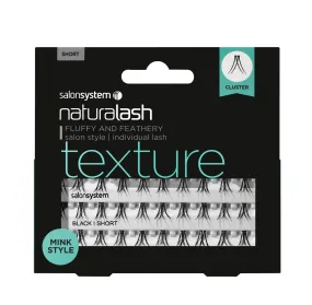 Salon system Naturalash Texture Individual Lashes Short (Mink Style)