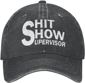 Show Supervisor Baseball Hat Funny Caps for Men Women Unisex Vintage Caps