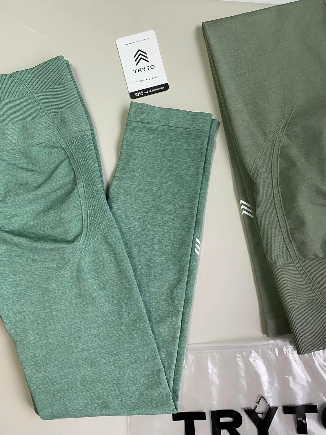 Soul Collection Seamless Scrunch Effortless Leggings Workout Regular Length