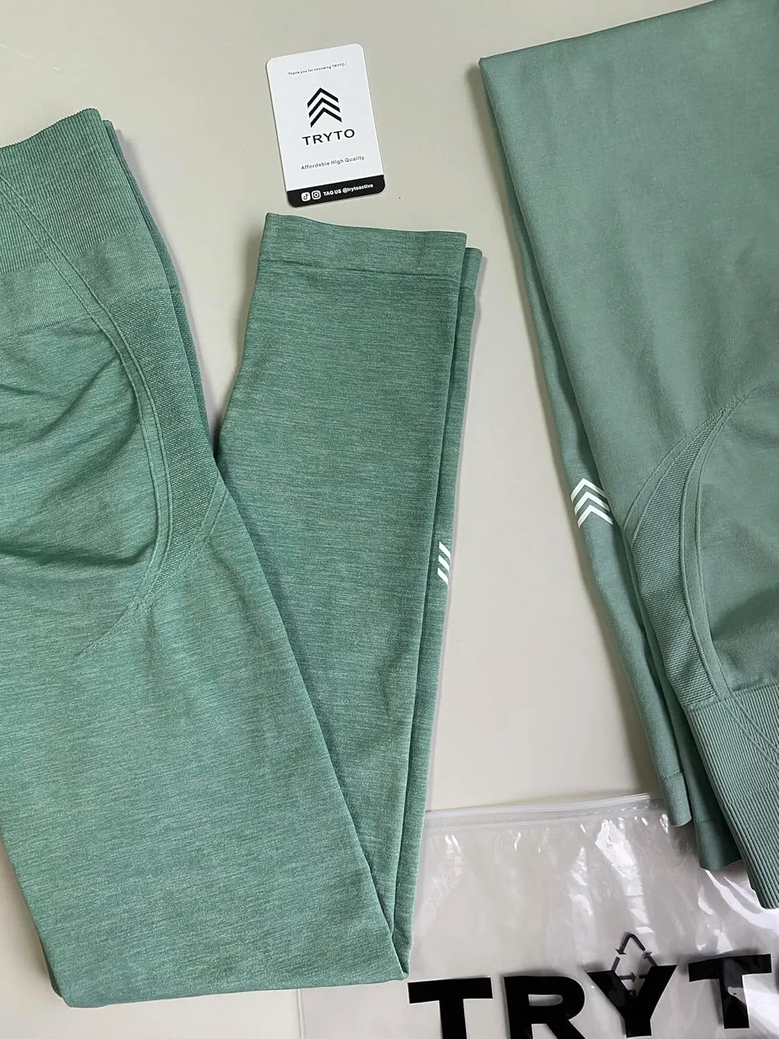 Soul Collection Seamless Scrunch Effortless Leggings Workout Regular Length