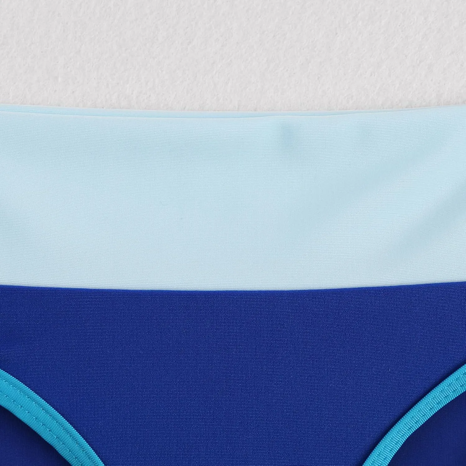 Toddler Girls Swimsuit Casual Swimwear Kids Two Piece Color Block Bathing Suits Beach Bikini Set