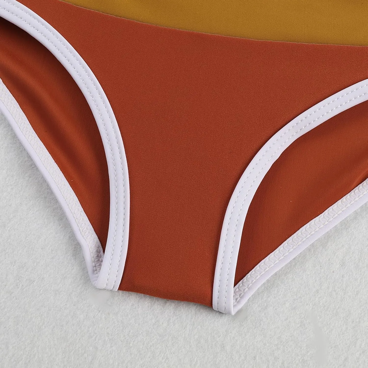 Toddler Girls Swimsuit Casual Swimwear Kids Two Piece Color Block Bathing Suits Beach Bikini Set