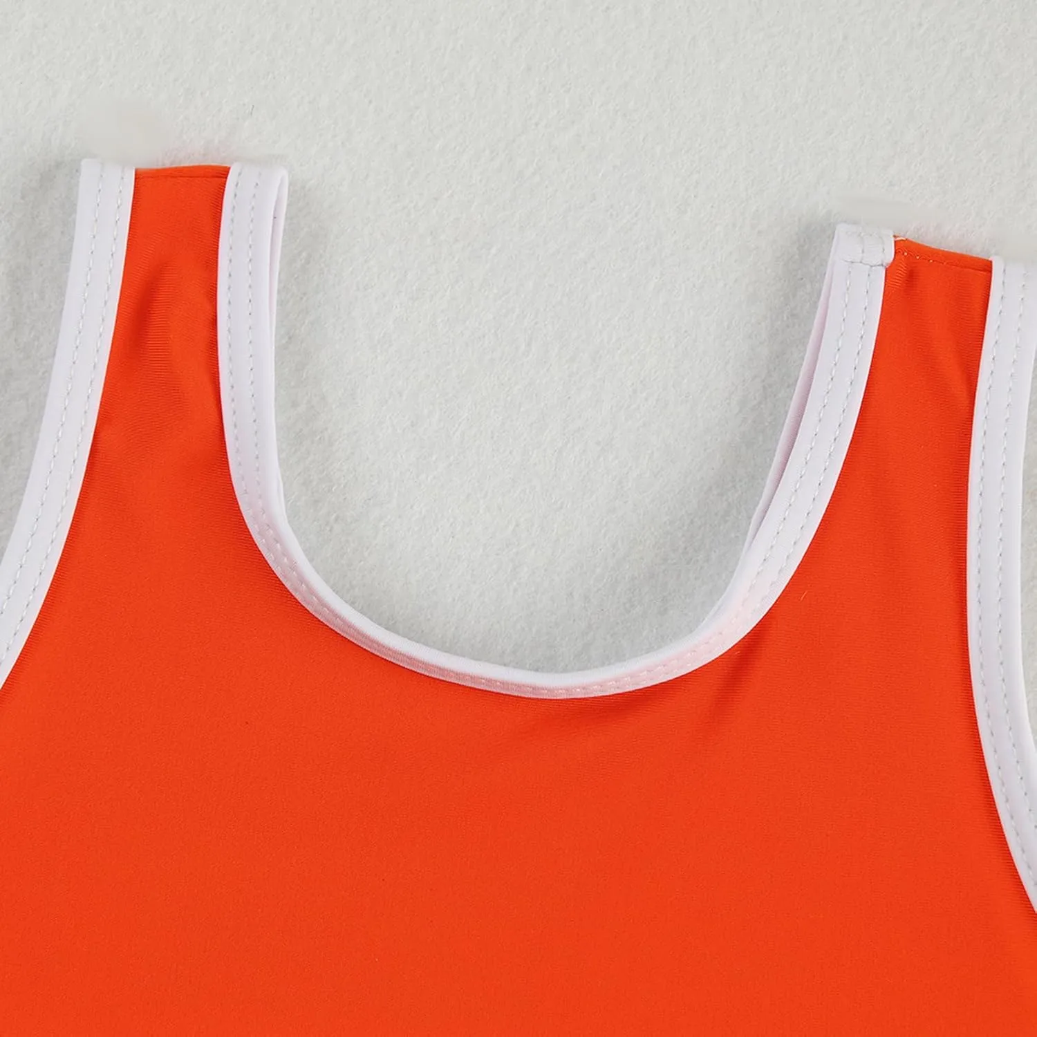 Toddler Girls Swimsuit Casual Swimwear Kids Two Piece Color Block Bathing Suits Beach Bikini Set